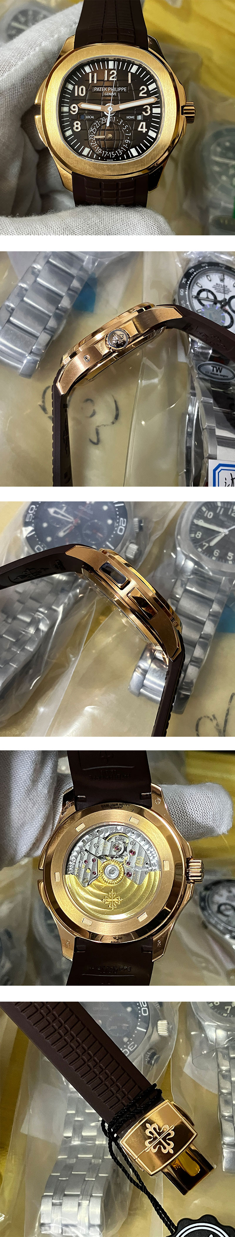 最高級パテック・フィリップコピー時計 アクアノート トラベルタイム 5164R-001 ZF工場製